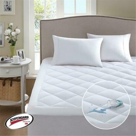 SLEEP PHILOSOPHY Serenity Waterproof Mattress Pad, White - Twin BASI16-0175